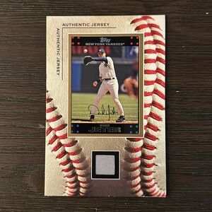 Derek Jeter Memorabilia Card